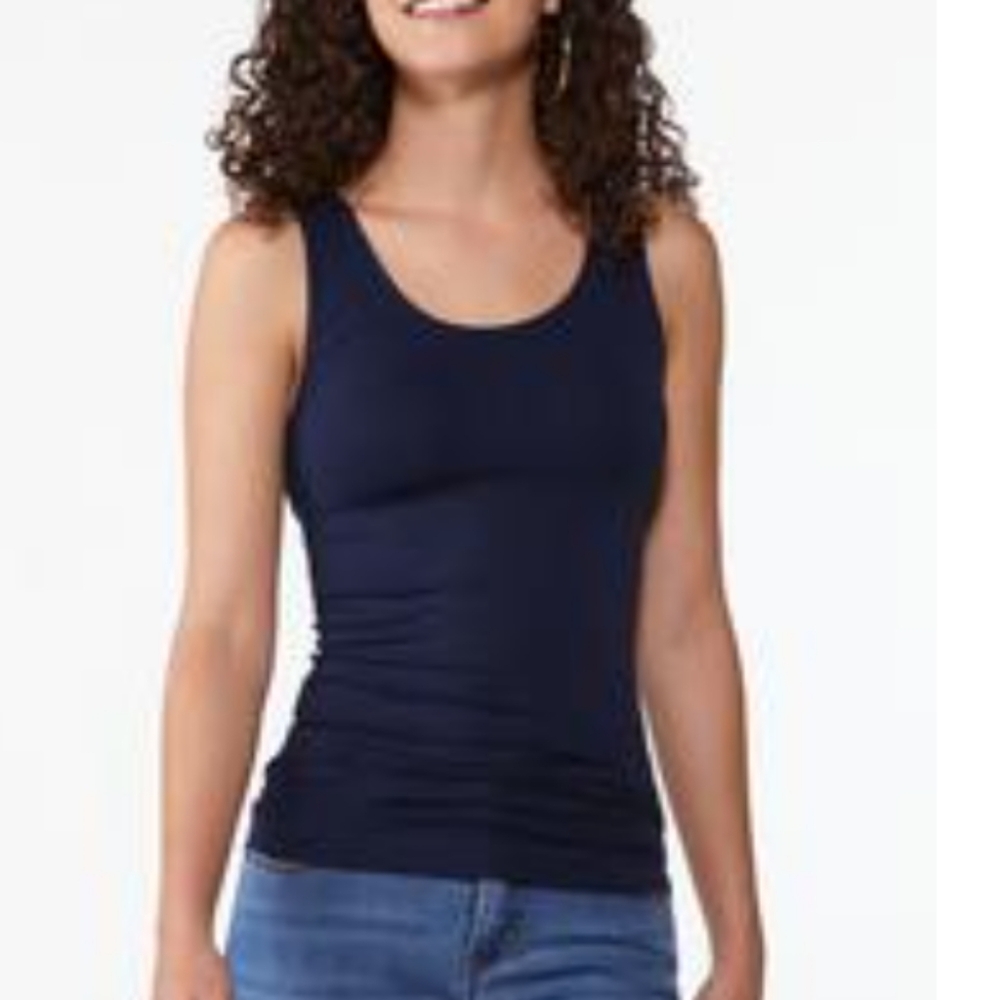 Cato Navy Blue Fitted Body Smoothing Tank Top